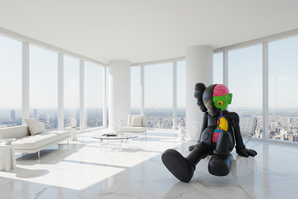 KAWS Companion Resting place Statue – GraffitiWallArt KAWS Companion Resting place Statue – GraffitiWallArt