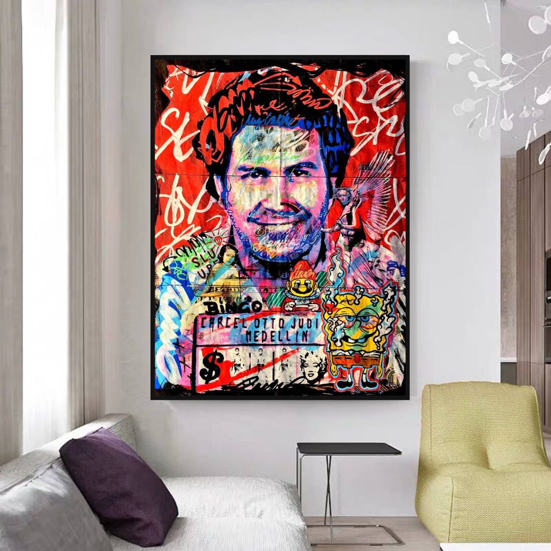 Pablo Escobar Canvas Wall Art - Authentic and Captivating