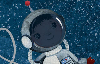 Astronaut Theme Wallpapers for Kids Room