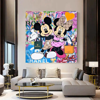 Banksy Canvas Wall Art - Graffiti Street Art Wall Decor Abstract Pop Art Artwork Home Decor Kamer Muur Pictures 30x60cm (12x24in) Met Frame Banksy Canvas Wall Art - Graffiti Street Art Wall Decor Abstract Pop Art Artwork Home Decor Kamer Muur Pictures 30x60cm (12x24in) Met Frame