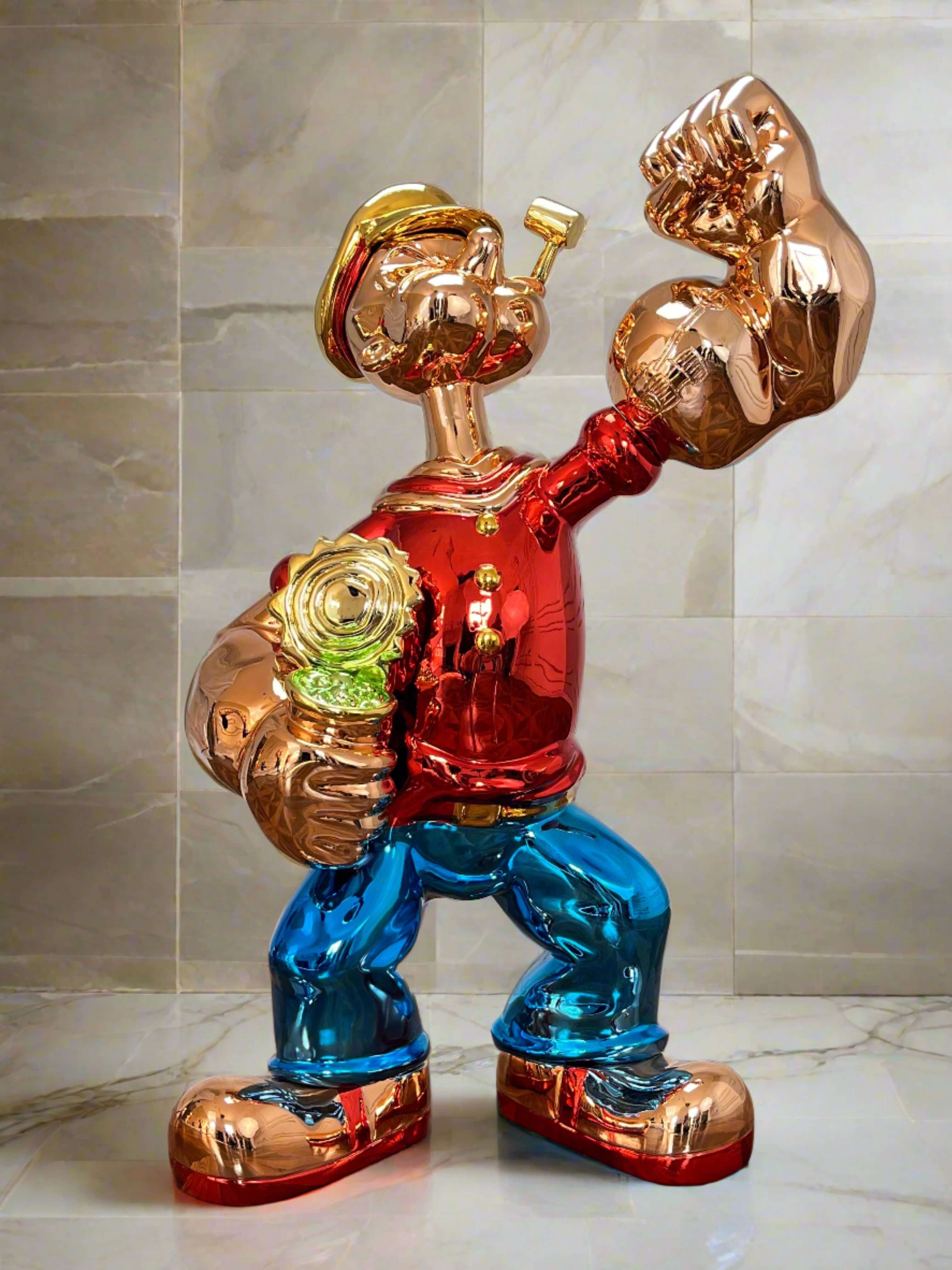 Banksy Flower Bomber Boy Statue Sculpture | Statue & Ornaments