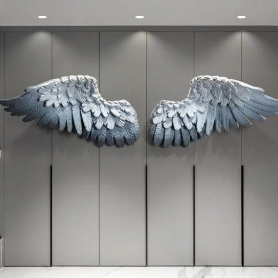 Art mural à suspendre avec ailes d’ange