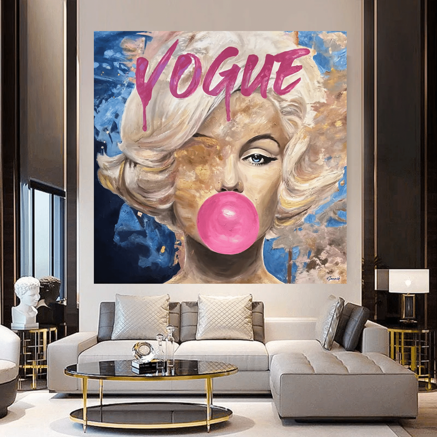 Marilyn Vogue Bubble Wall Art - Exquisite Décor