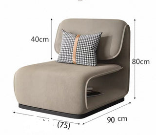 Minimalistic Fluffy Sofa Chair – Exquisite Blend