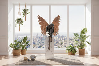 Angel Wing Sculpture Floor Statue