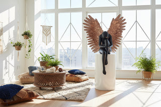 Angel Wing Sculpture Floor Statue