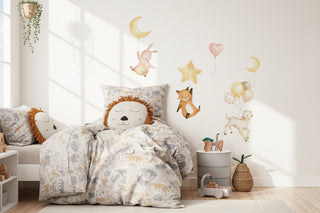 Animal Balloon Kids Room Wall Decal Stickers