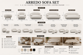 Arredo: conjunto de sofás – colección moderna de sofás tapizados