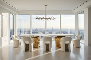 Artistic Dining Table and Chair Set – W9 Style Statement Dining Furniture-GraffitiWallArts.com
