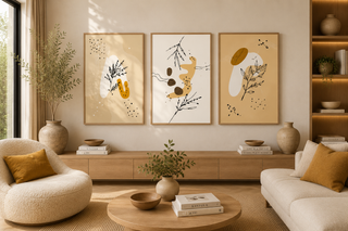 Blush Abstract Organic Flow Wall Art Set-Graffitiwallarts.com