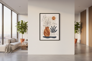 Boho Desert Serenity Trio Canvas Wall Art-Graffitiwallarts.com