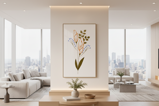 Botanical Grace Floral Trio Wall Art Set-Graffitiwallarts.com