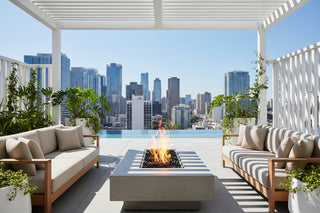 Carnell Rectangular Outdoor Fire Table