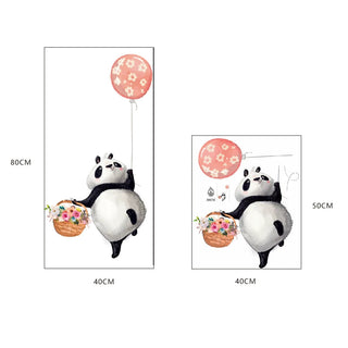 Cartoon Animal Kids Room Wall Decal Bunny Panda Fox