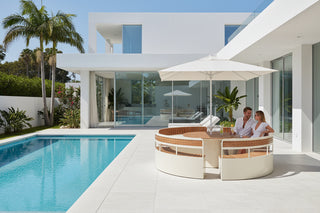 Circular Outdoor Dining Set