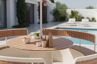 Circular Outdoor Dining Set