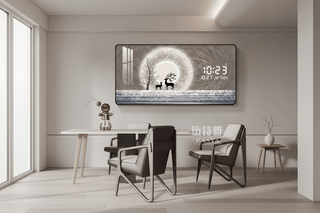 Cold Snow Digital Wall Clock – Glass Crystal LED Hanging Clock with Calendar - GraffitiWallArts.com