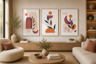 Contemporary Floral Line Art Canvas Set-Graffitiwallarts.com