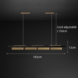 Creative Black Gold Combination Hanging Lamp