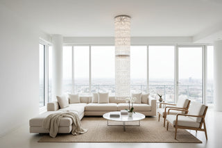 Crystal Spiral Staircase Chandelier