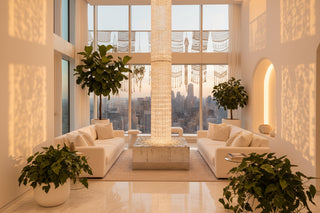 Crystal Spiral Staircase Chandelier