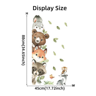 Cute Cartoon Small Animal Wall Sticker for Kids