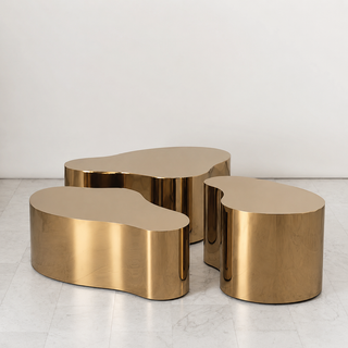 Designer Bronze Tea Table – Elegant Coffee Table for Living Rooms-Graffitiwallarts.com