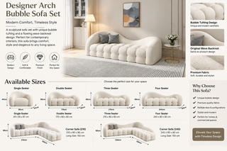 Set di divani a bolle Arch Designer