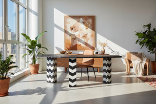 Designer Elm Wood Desk