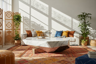 Diamond Marble Coffee Table