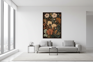 Earthy Botanical Floral Gallery Wall Art Set-Graffitiwallarts.com