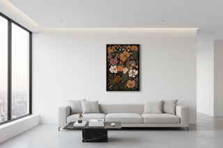 Earthy Botanical Floral Gallery Wall Art Set-Graffitiwallarts.com