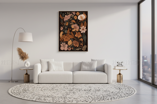 Earthy Botanical Floral Gallery Wall Art Set-Graffitiwallarts.com