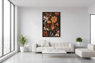 Earthy Botanical Floral Gallery Wall Art Set-Graffitiwallarts.com