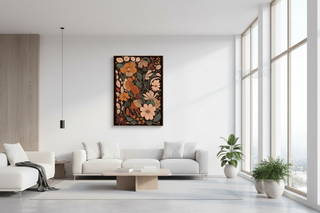 Earthy Botanical Floral Gallery Wall Art Set-Graffitiwallarts.com
