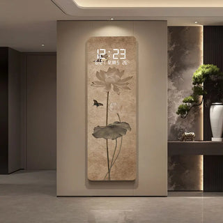 Eternal Dynasty LED Wall Clock – Aesthetic Calendar Digital Display-GraffitiWallArts.com