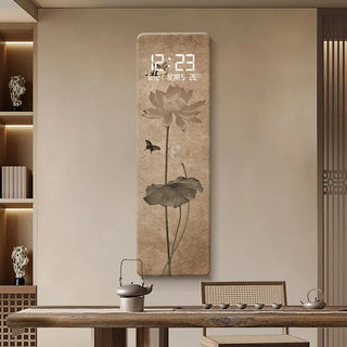 Eternal Dynasty LED Wall Clock – Aesthetic Calendar Digital Display-GraffitiWallArts.com