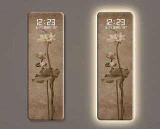 Eternal Dynasty LED Wall Clock – Aesthetic Calendar Digital Display-GraffitiWallArts.com