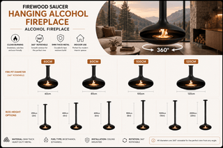 Firewood Saucer Hanging Wood 360 Degree Rotatable Fireplace