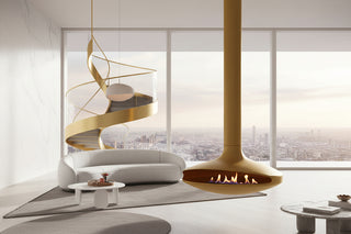 Firewood Saucer Hanging Wood 360 Degree Rotatable Fireplace