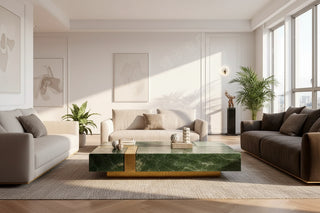 Floating Marble Coffee Table