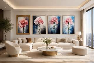 Floral Canvas Wall Art – Botanical Flower Prints for Every Space-Graffitiwallarts.com