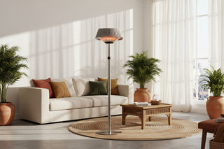 Freestanding Infrared Patio Heater with Louvred Shade