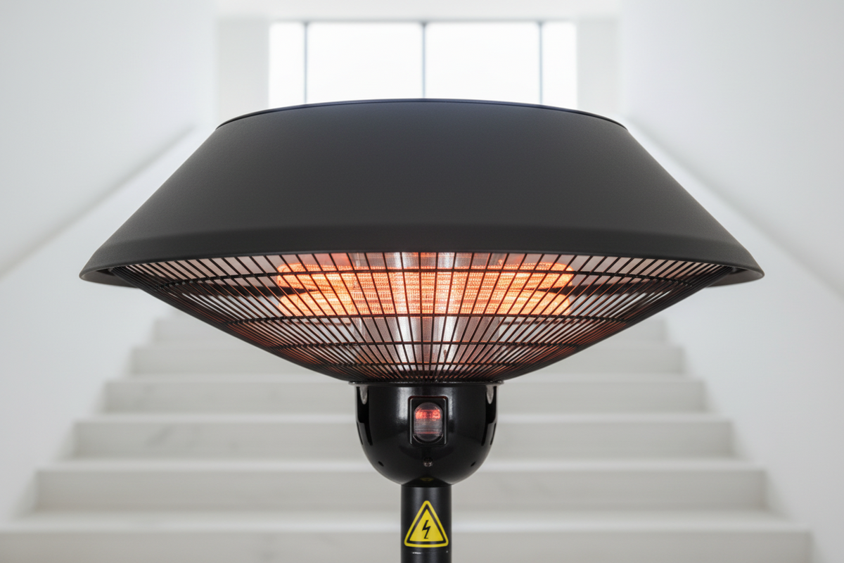 2100W Umbrella Electric Patio Heater with Remote Control