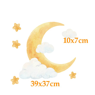 Goodnight Elephant Nursery Wall Decal Fabric Texture