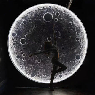 3D Moon LED Wall Lamp - Wall Decor-LED Wall Art