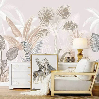 3D Plants Design - Tropical Wallpaper Murals-Flower & Leaf Wallpaper
