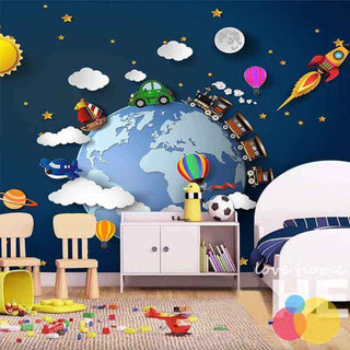 3D Train: Kids Room Wallpaper - Explore Perfect Wall Decor-Kids Room Wallpaper