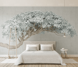 3D Tree Elegant Theme Wallpaper Murals - Exquisite Designs-Trees Wallpaper