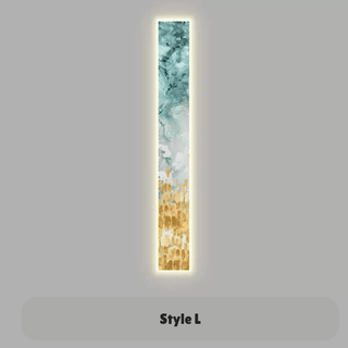 Abstract LED Indoor Panel Wall Lamp-Wall Lights
